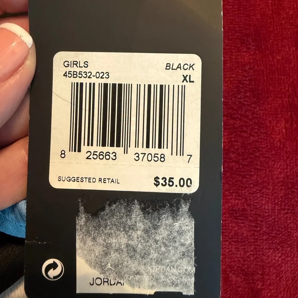 Jordan Girls XL Pixel Mesh Skort Black University Blue 45B532-023 NWT‎